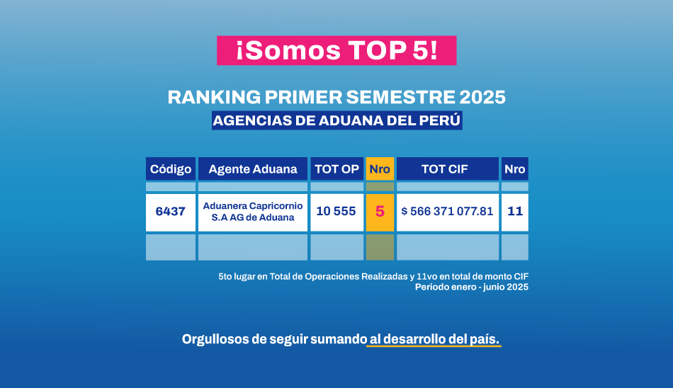 ¡No paramos de crecer! ¡Top 5 en operaciones a nivel nacional!