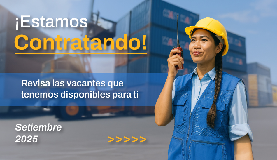 ¡Trabaja con nosotros! Vacantes setiembre 2025
